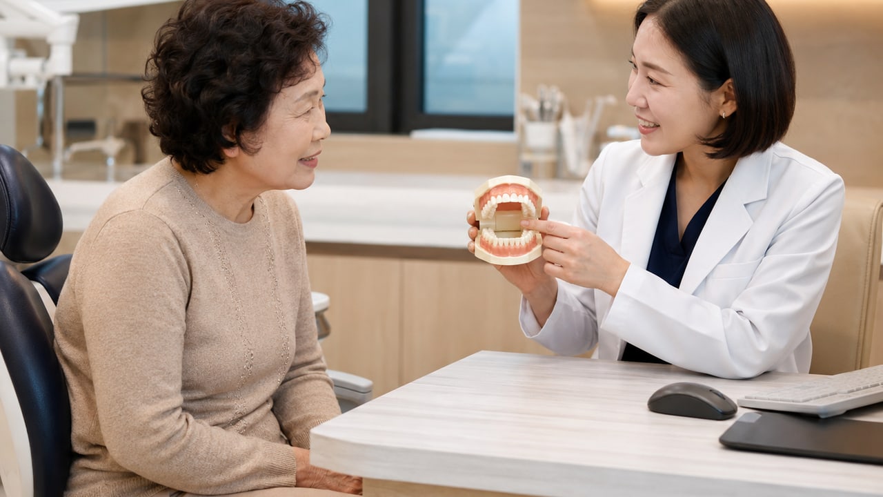 익산 틀니 상담 상담 전 확인 사진
